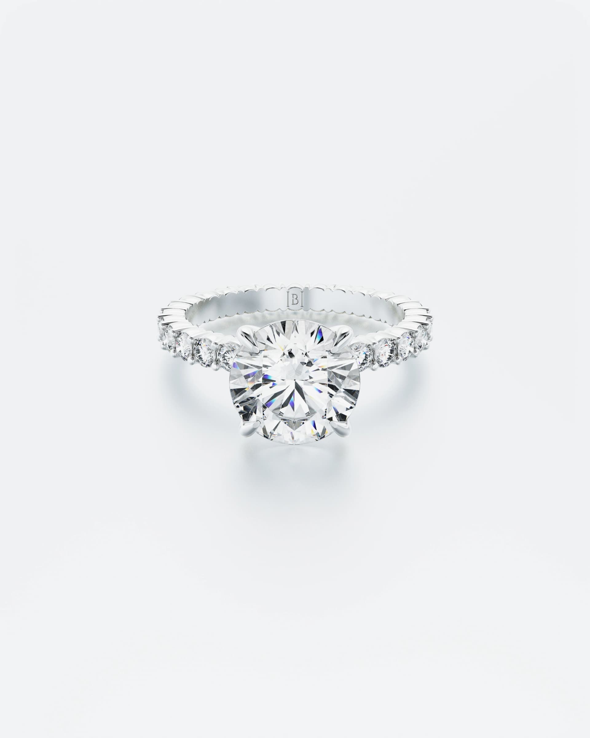 3.00ct Natural Diamond Engagement Ring