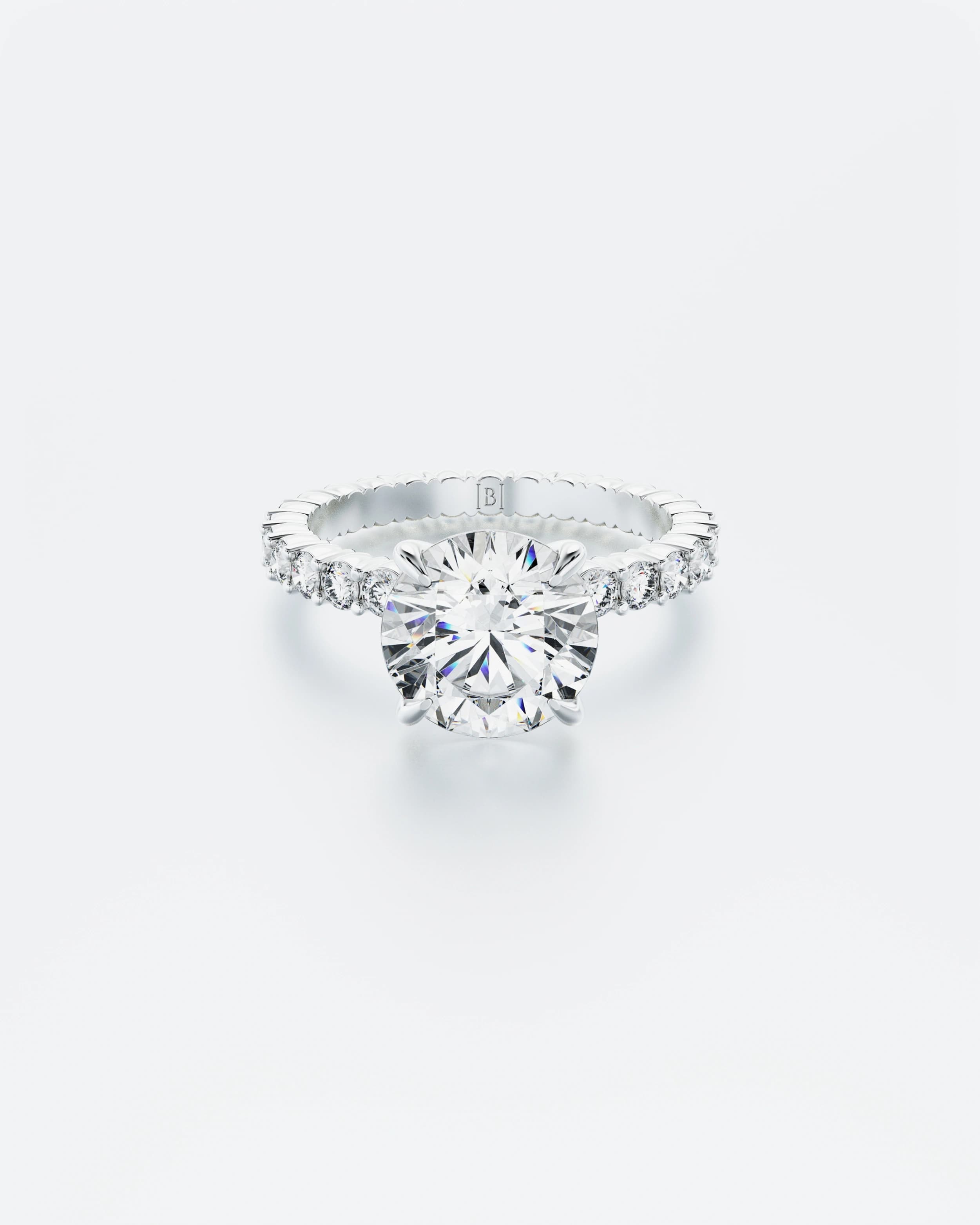 3.00ct Natural Diamond Engagement Ring