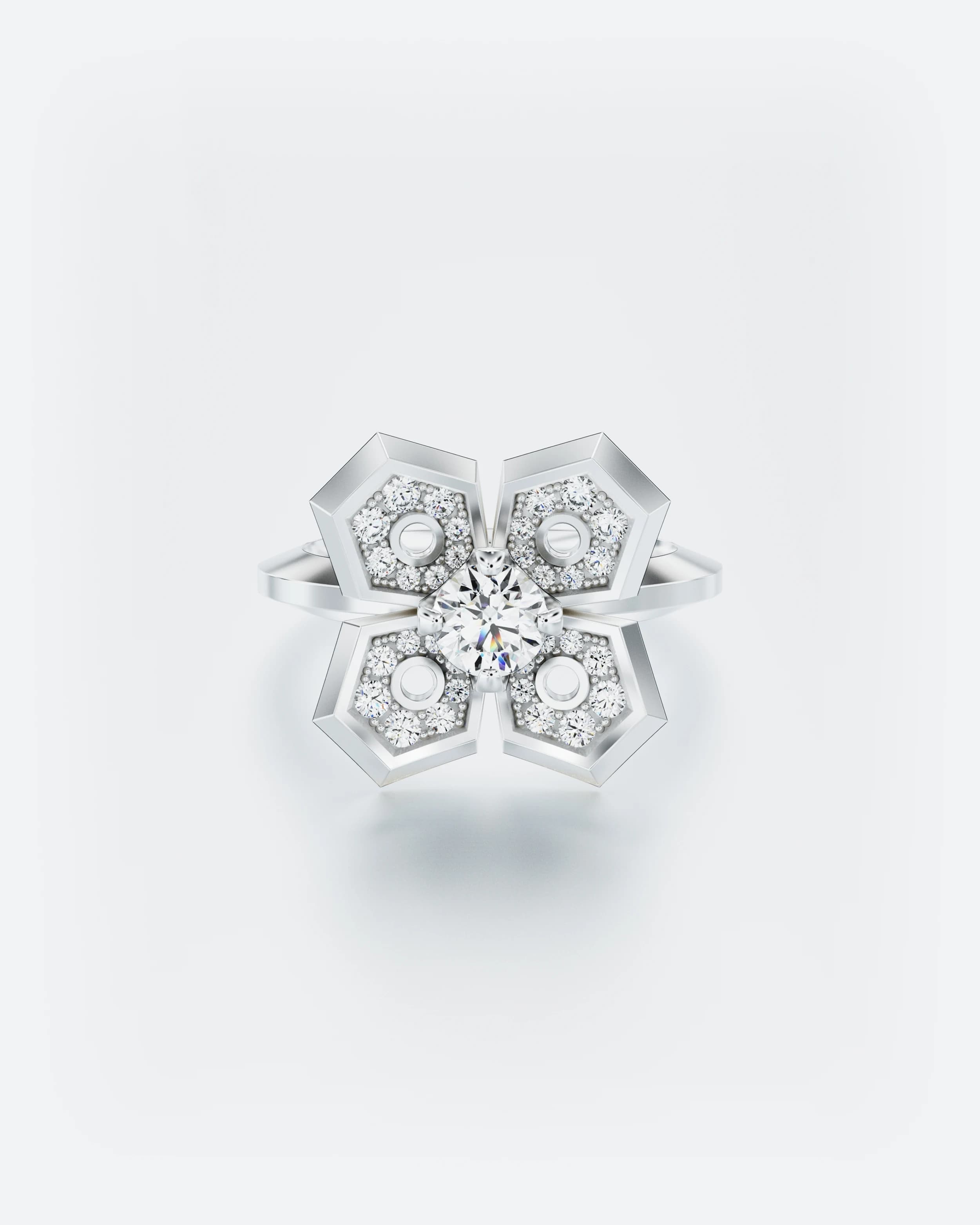 Petite Fleur Diamond Ring