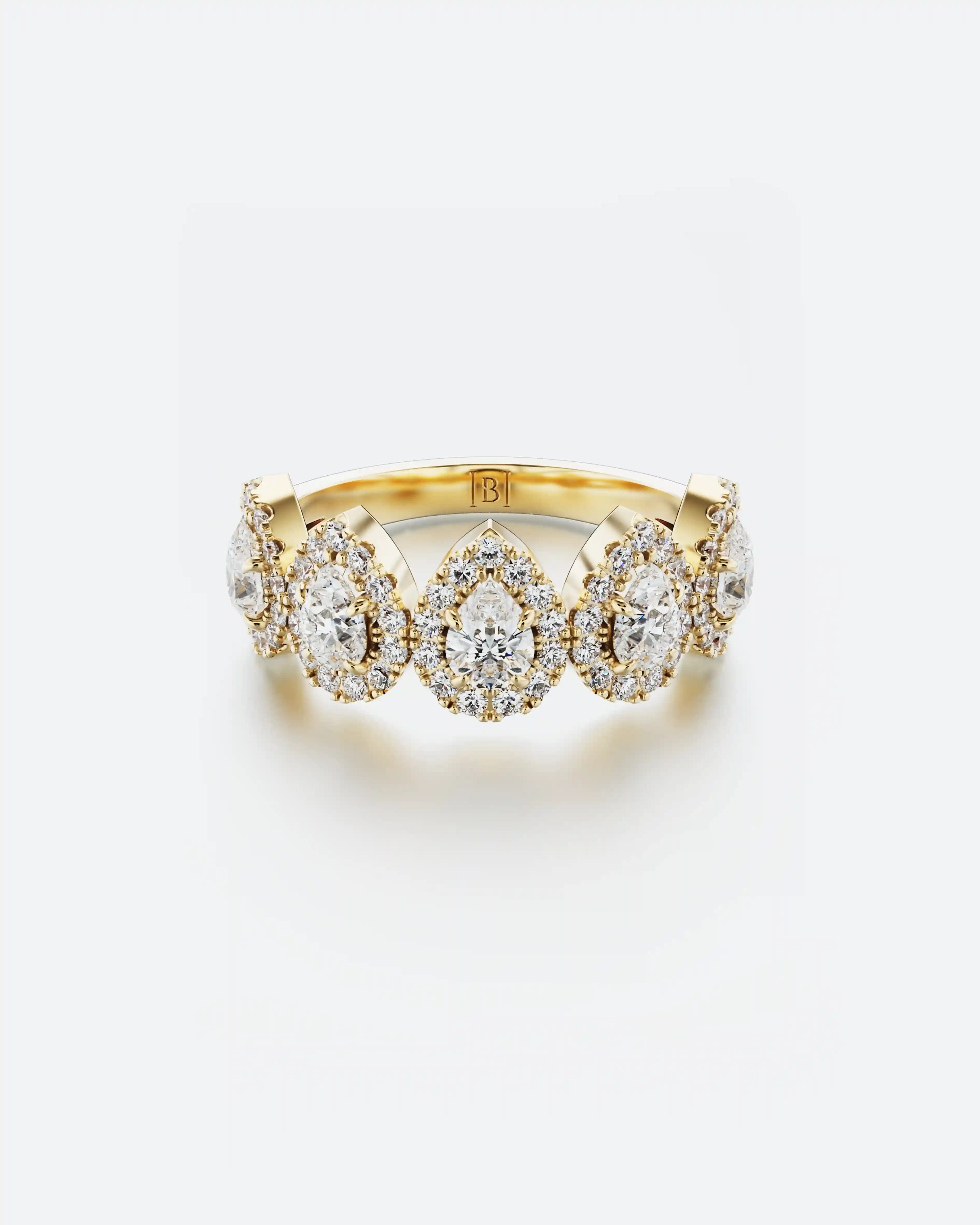 Pierścionek z diamentami 1.10ct