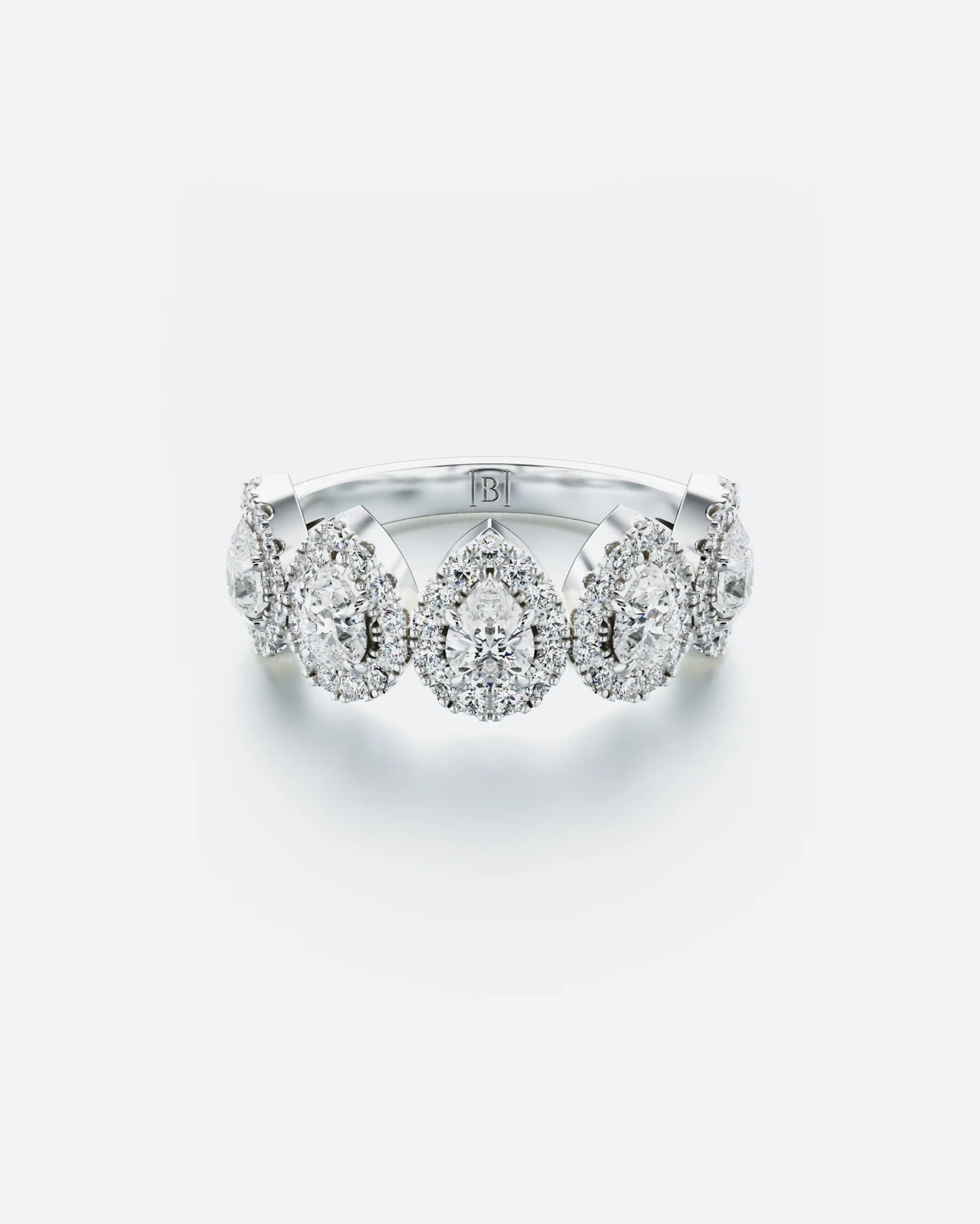 1.10ct Ziedas su deimantais