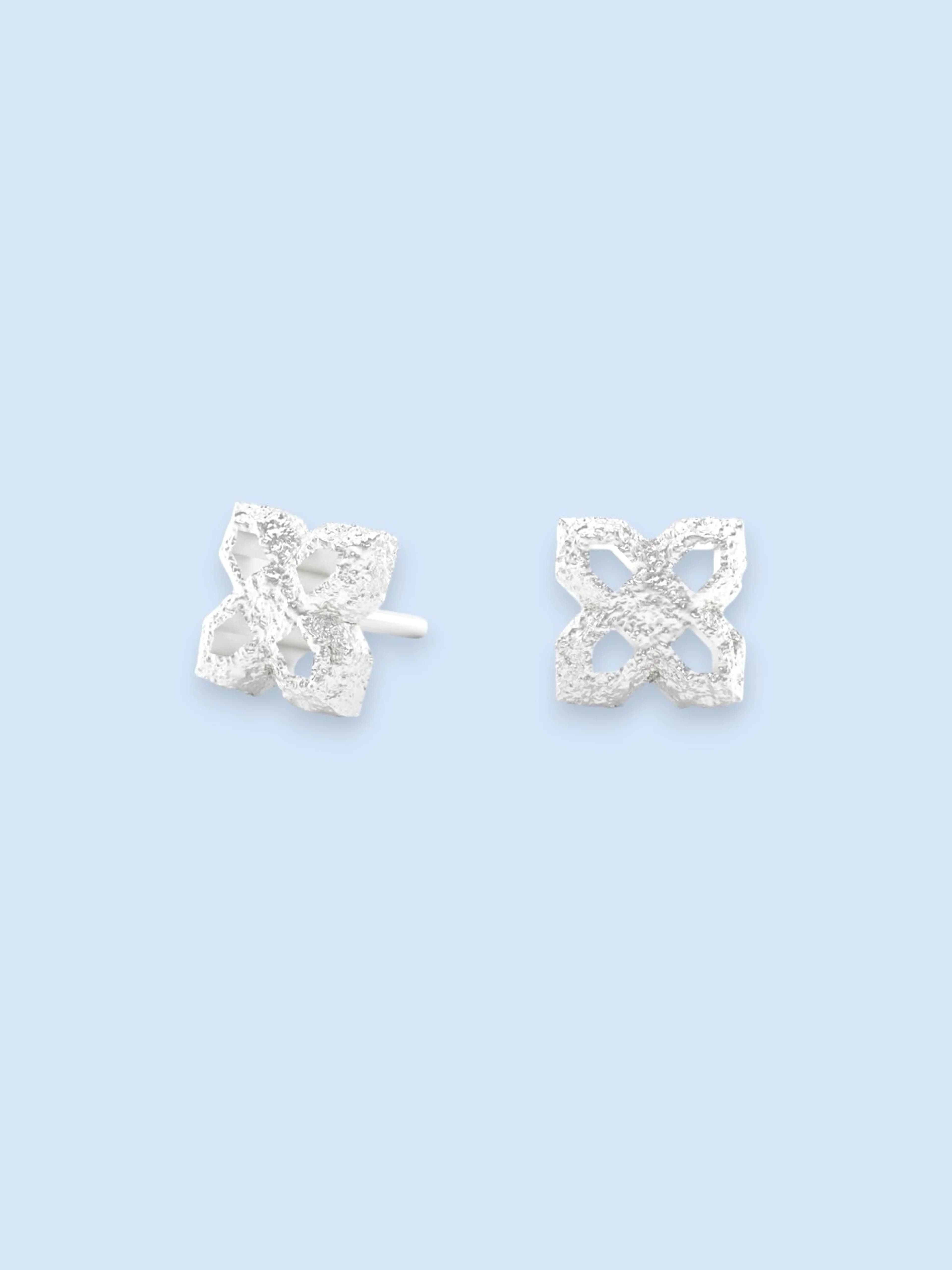 raw sakura earrings