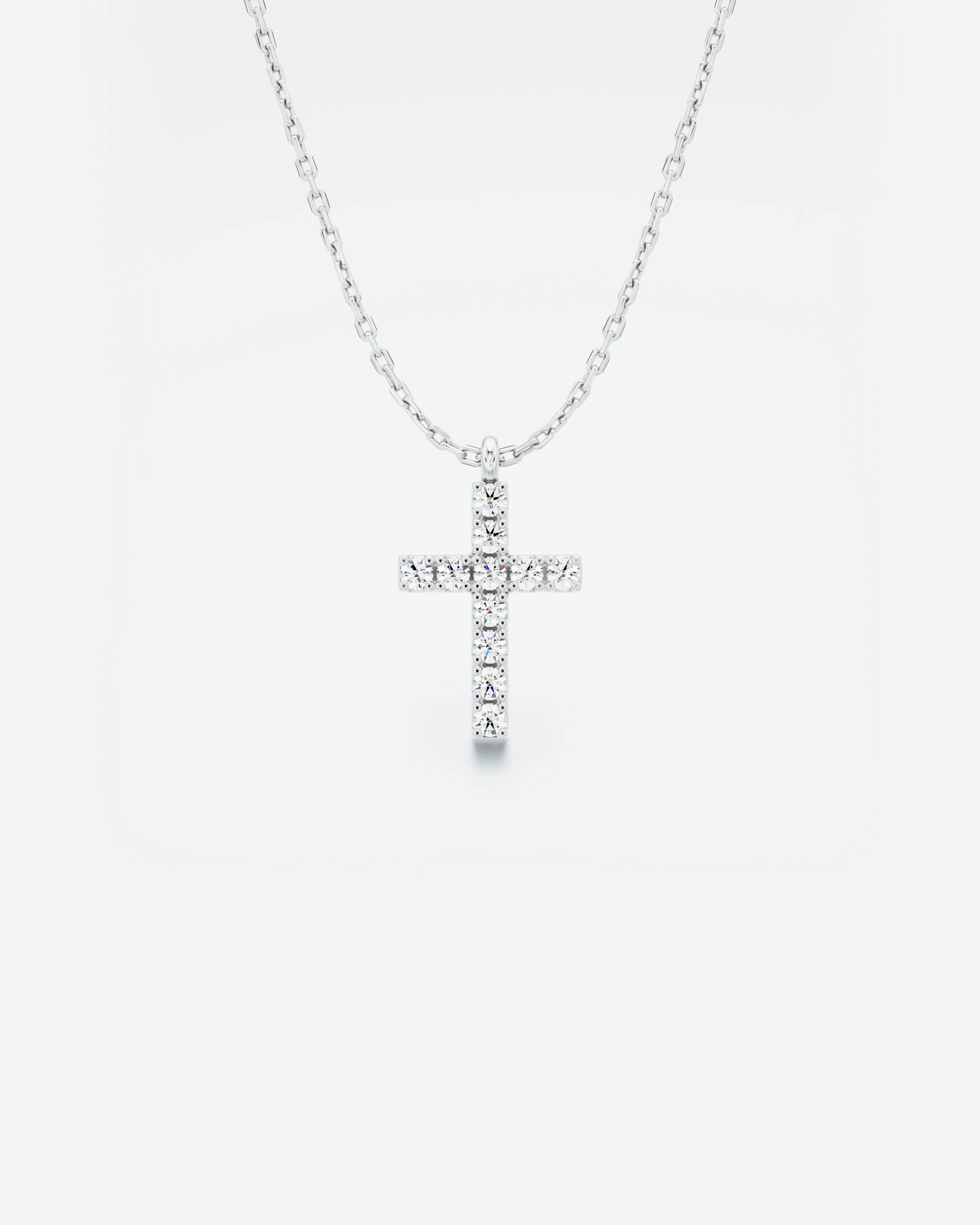 0,10ct Pakabukas Kryzelis su deimantais