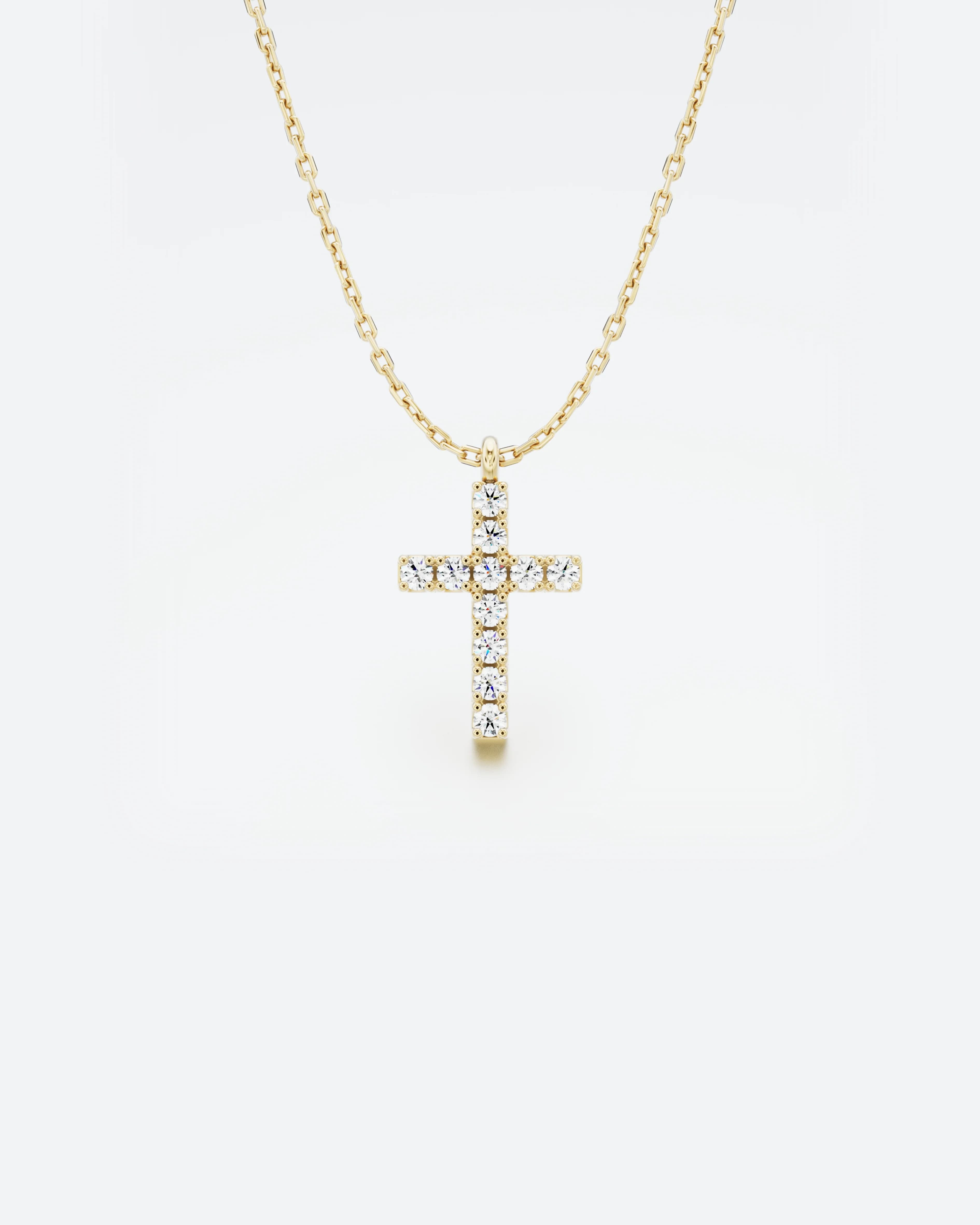 0,10ct Pakabukas Kryzelis su deimantais