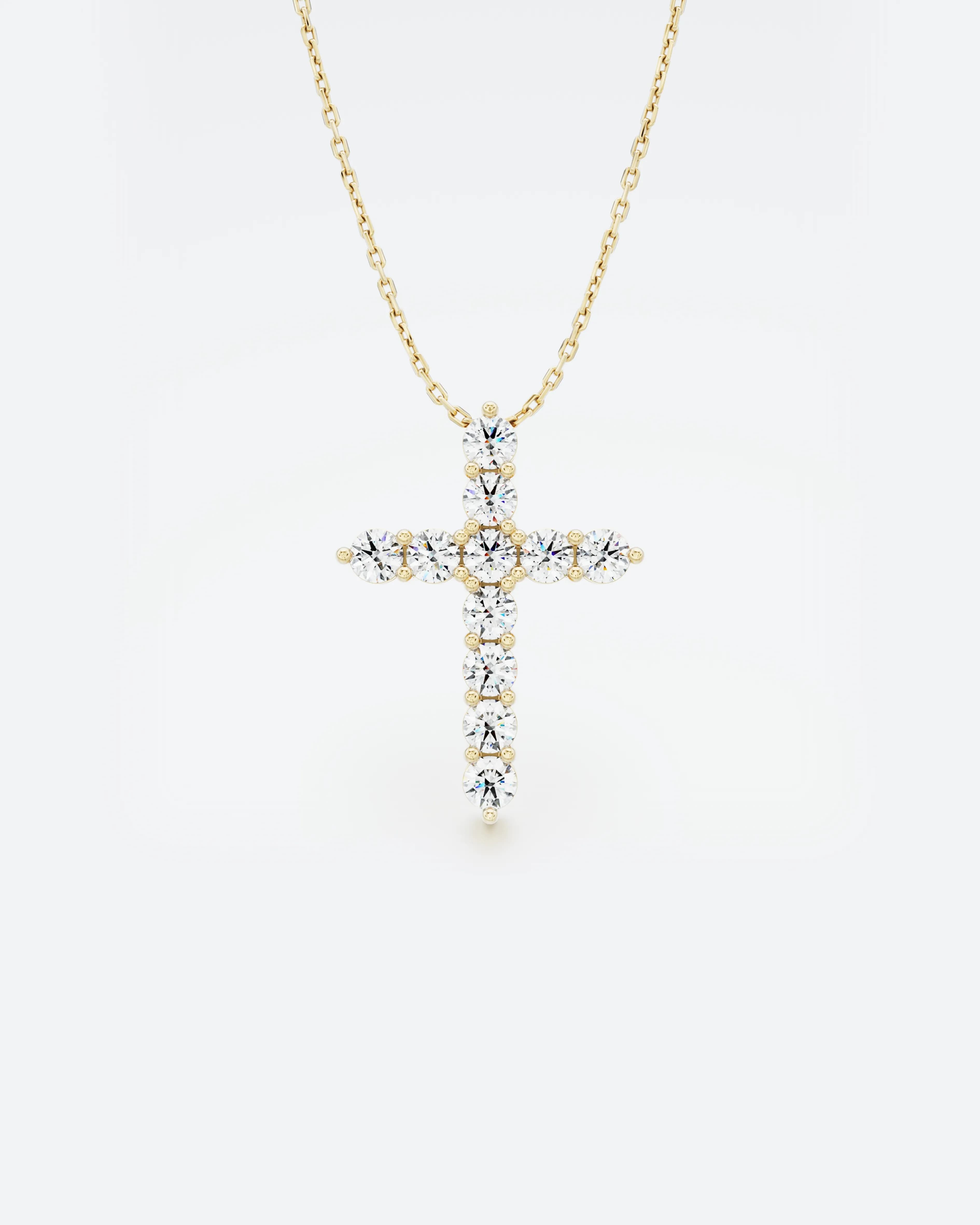 1.10ct Pakabukas Kryzelis su deimantais