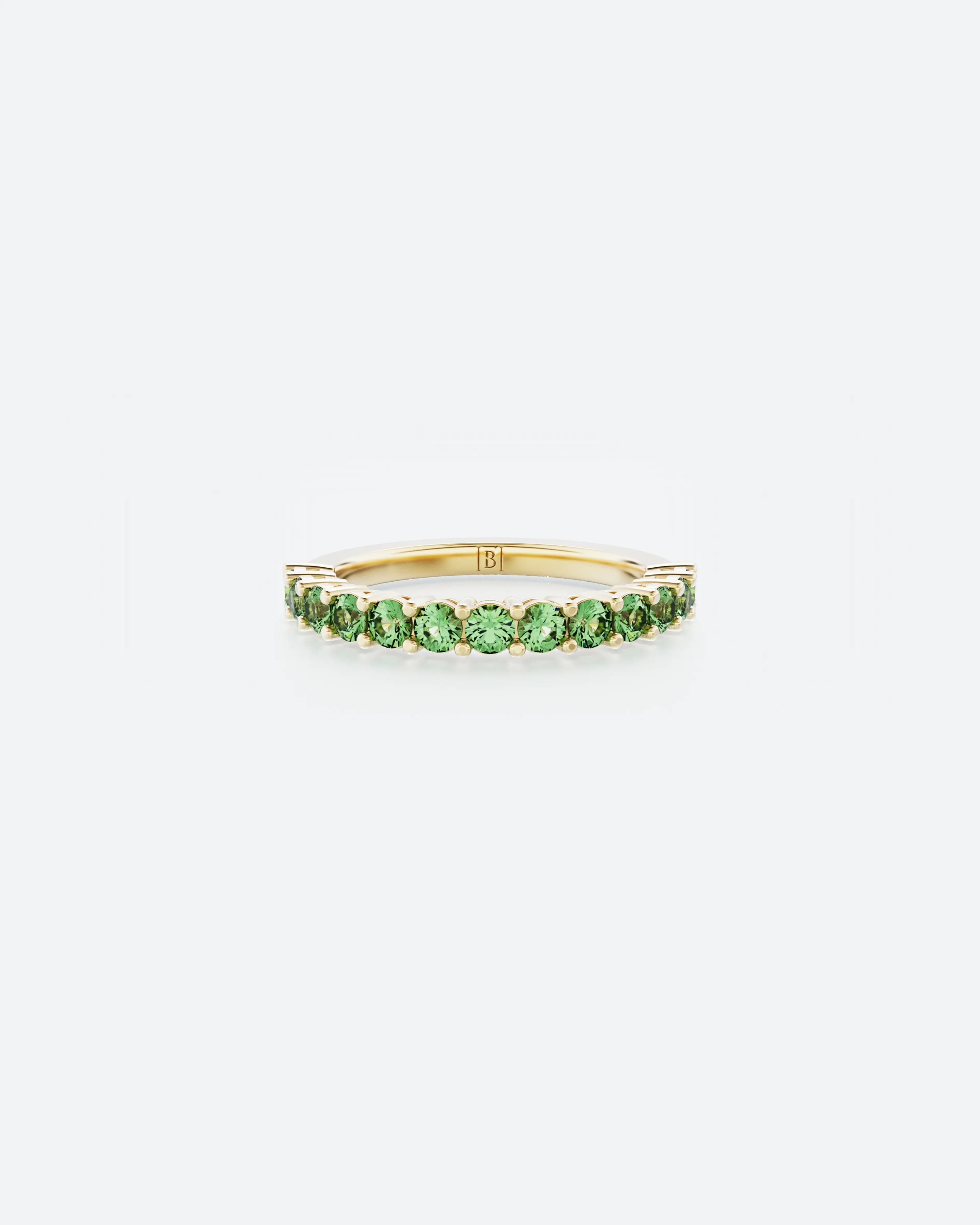 1ct Obraczka z Granatami (tsaworytowe)
