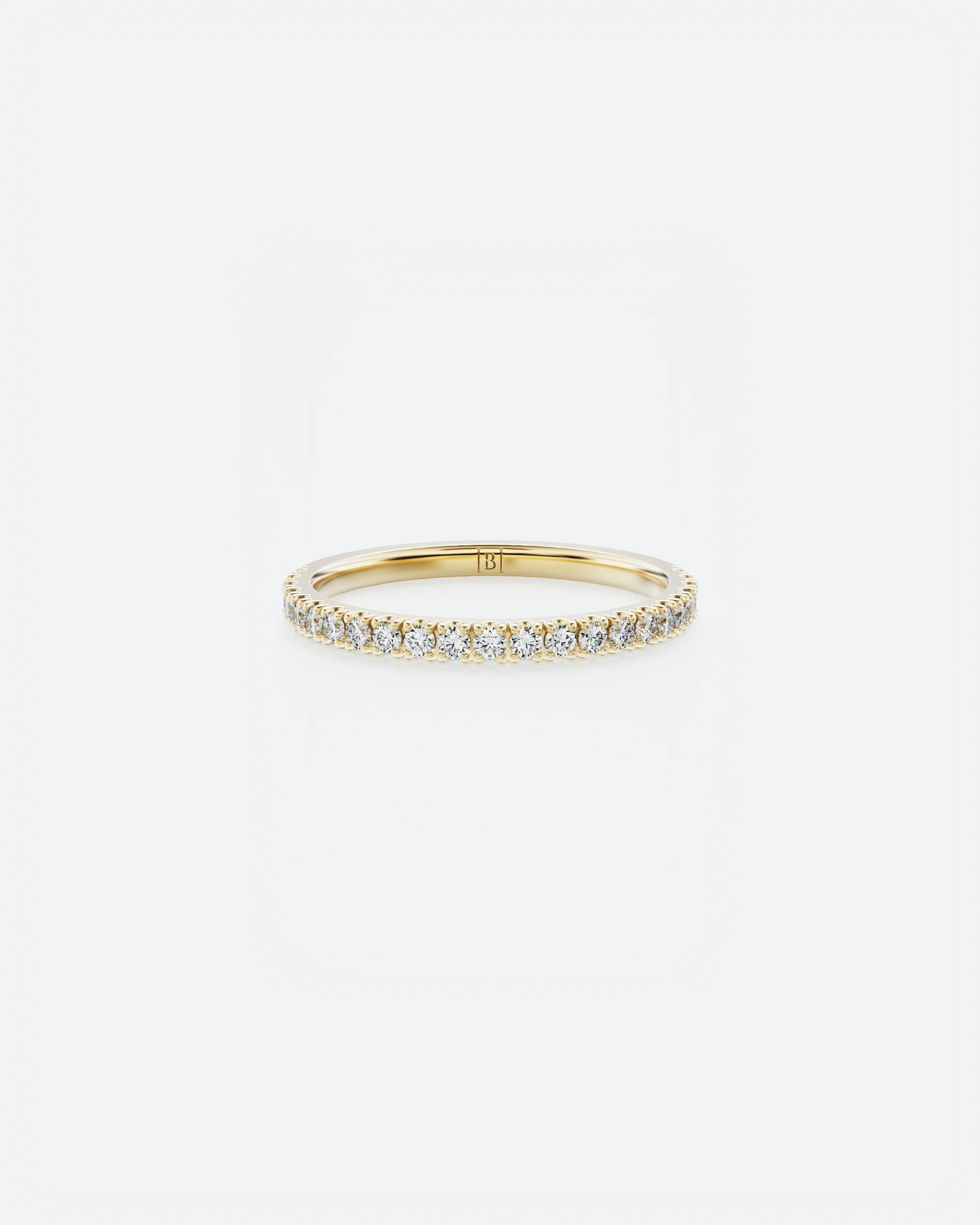 Half Eternity Band with Diamonds